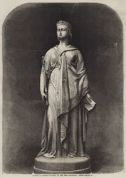 Statue of Queen Victoria in the New Townhall, Leeds